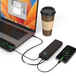 AKYAKA 20.000 MAH SİYAH POWERBANK