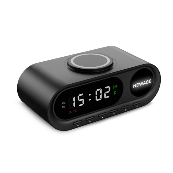 MELODİ SİYAH WIRELESS ŞARJ STANDI VE HOPARLÖR