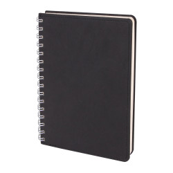 BATIKENT SİYAH SPİRALLİ TARİHSİZ DEFTER (15X21 CM)