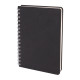 BATIKENT SİYAH SPİRALLİ TARİHSİZ DEFTER (15X21 CM)