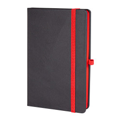 TUNALI KIRMIZI TARİHSİZ DEFTER (13X21 CM)