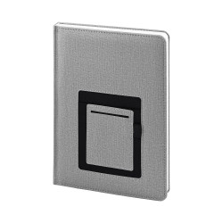 MEŞRUTİYET GRİ TARİHSİZ DEFTER (15X21 CM)