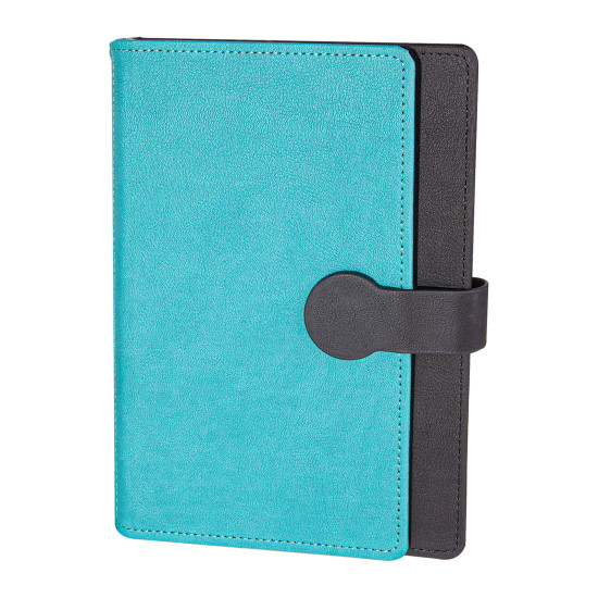 SARAY TURKUAZ TARİHSİZ DEFTER (15X21 CM)