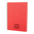 ALTINDAĞ KIRMIZI KARELİ SPİRALLİ TARİHSİZ DEFTER (17X24 CM)