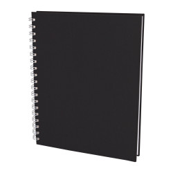 SEĞMENLER SİYAH KARELİ SPİRALLİ TARİHSİZ DEFTER (19X25 CM)