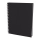 SEĞMENLER SİYAH KARELİ SPİRALLİ TARİHSİZ DEFTER (19X25 CM)