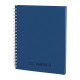 SEĞMENLER LACİVERT KARELİ SPİRALLİ TARİHSİZ DEFTER (19X25 CM)
