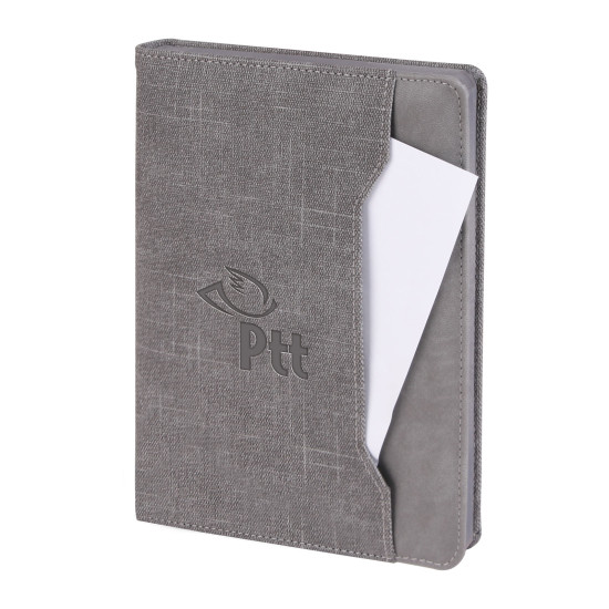 KORU GRİ TARİHSİZ DEFTER (15X21 CM)