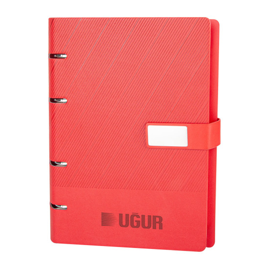 BİRLİK KIRMIZI ORGANİZER AJANDA (17,5x22,5CM)