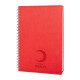 PLEVNE KIRMIZI KARELİ TARİHSİZ SPİRALLİ DEFTER (20x28 CM)
