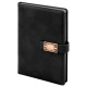 ÖVEÇLER SİYAH TARİHSİZ DEFTER (15X21 CM)