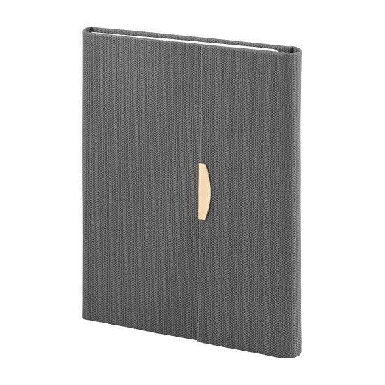 BAĞLICA GRİ TARİHSİZ DEFTER (15X21 CM)