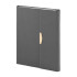 BAĞLICA GRİ TARİHSİZ DEFTER (15X21 CM)