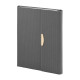 BAĞLICA GRİ TARİHSİZ DEFTER (15X21 CM)