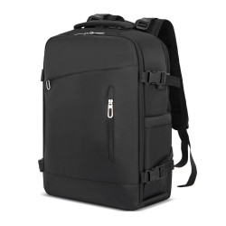 GEZGİN SİYAH LAPTOP BÖLMELİ SIRT ÇANTASI