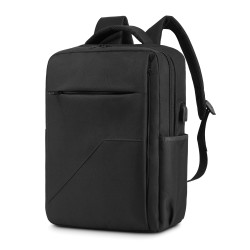 YELKEN SİYAH LAPTOP BÖLMELİ SIRT ÇANTASI