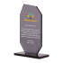 OSKAY SİYAH KRİSTAL PLAKET