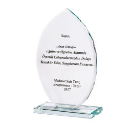 ULAŞ KRİSTAL PLAKET