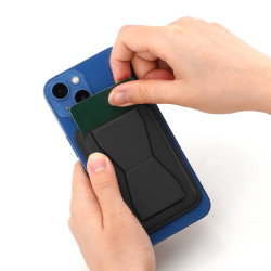 HAZNE SİYAH KARTLI TELEFON TUTUCU