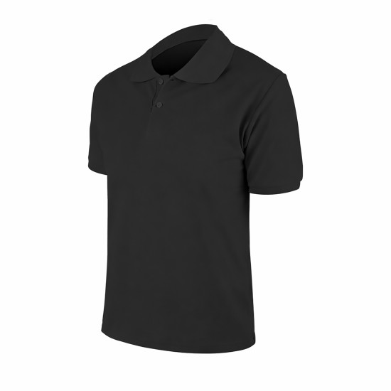 BEGONYA SİYAH XXL POLO YAKA TİŞÖRT