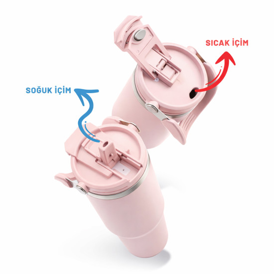 İNEBOLU PEMBE 1200 ML TERMOS