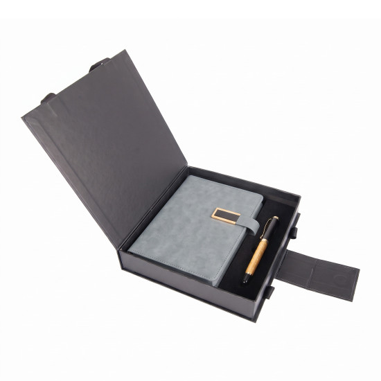KEMERALTI GRİ HEDİYELİK SET