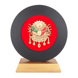 İHTİŞAM OSMANLI ARMASI KABARTMALI PLAKET