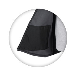 NEMRUT SOFTSHELL KOYU YEŞİL L YELEK