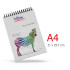 ALA-51 A4 KARTON KAPAKLI SPİRALLİ BLOKNOT